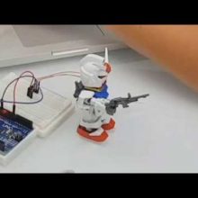 | GUNDAM ROBOT PLASTIC MODEL | Sketch(C Language) | Arduino Board |